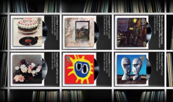 Pink Floyd and Other Royal Mail Stamps for 2010