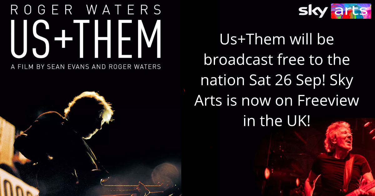 Roger Waters Us + Them Sky Arts