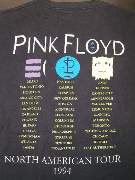 1994 Pink Floyd Tour Merchandise – Pink Floyd News