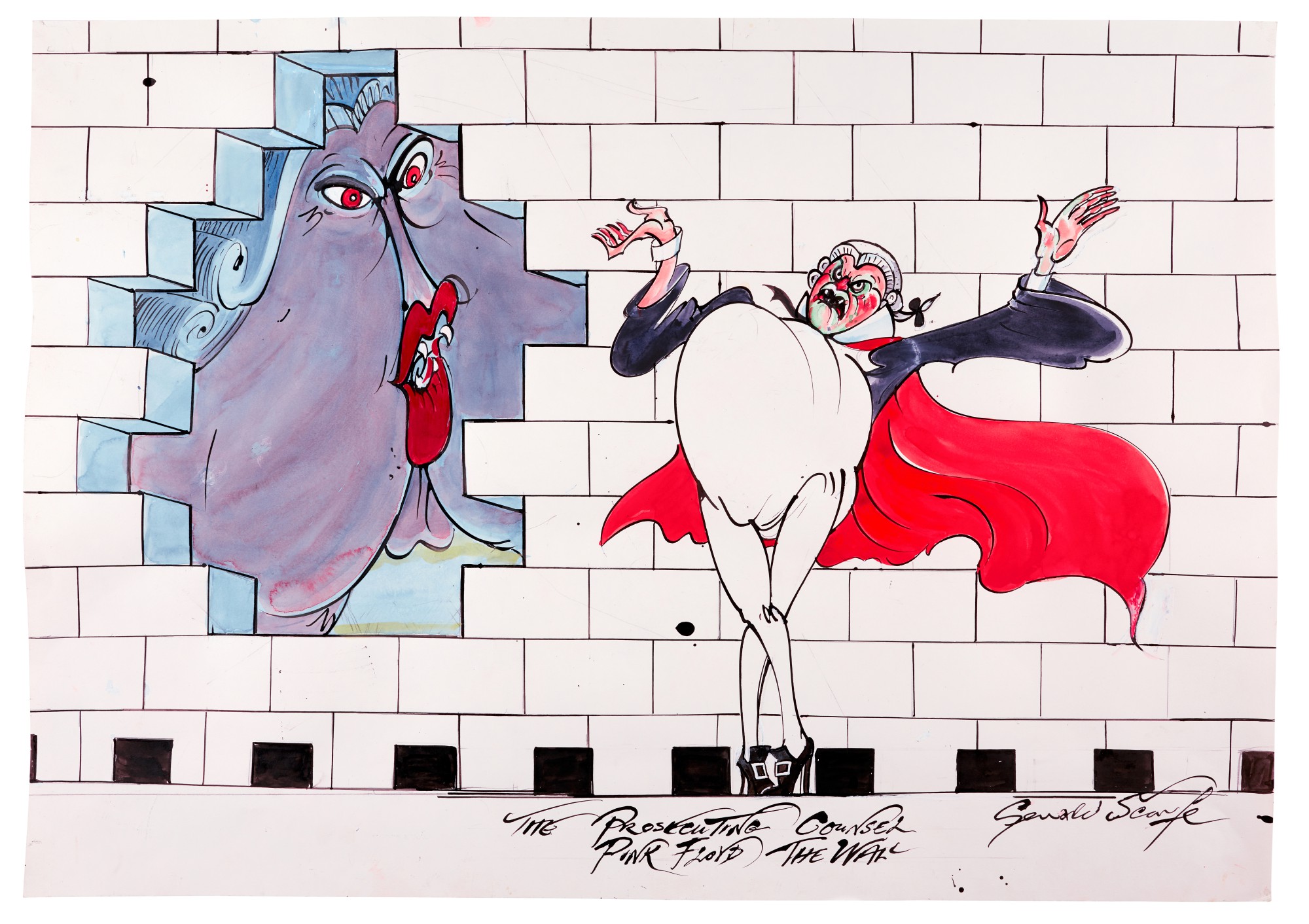 The Wall' at 40: Illustrator Gerald Scarfe Recalls Designing Pink Floyd's  Multimedia Masterpiece