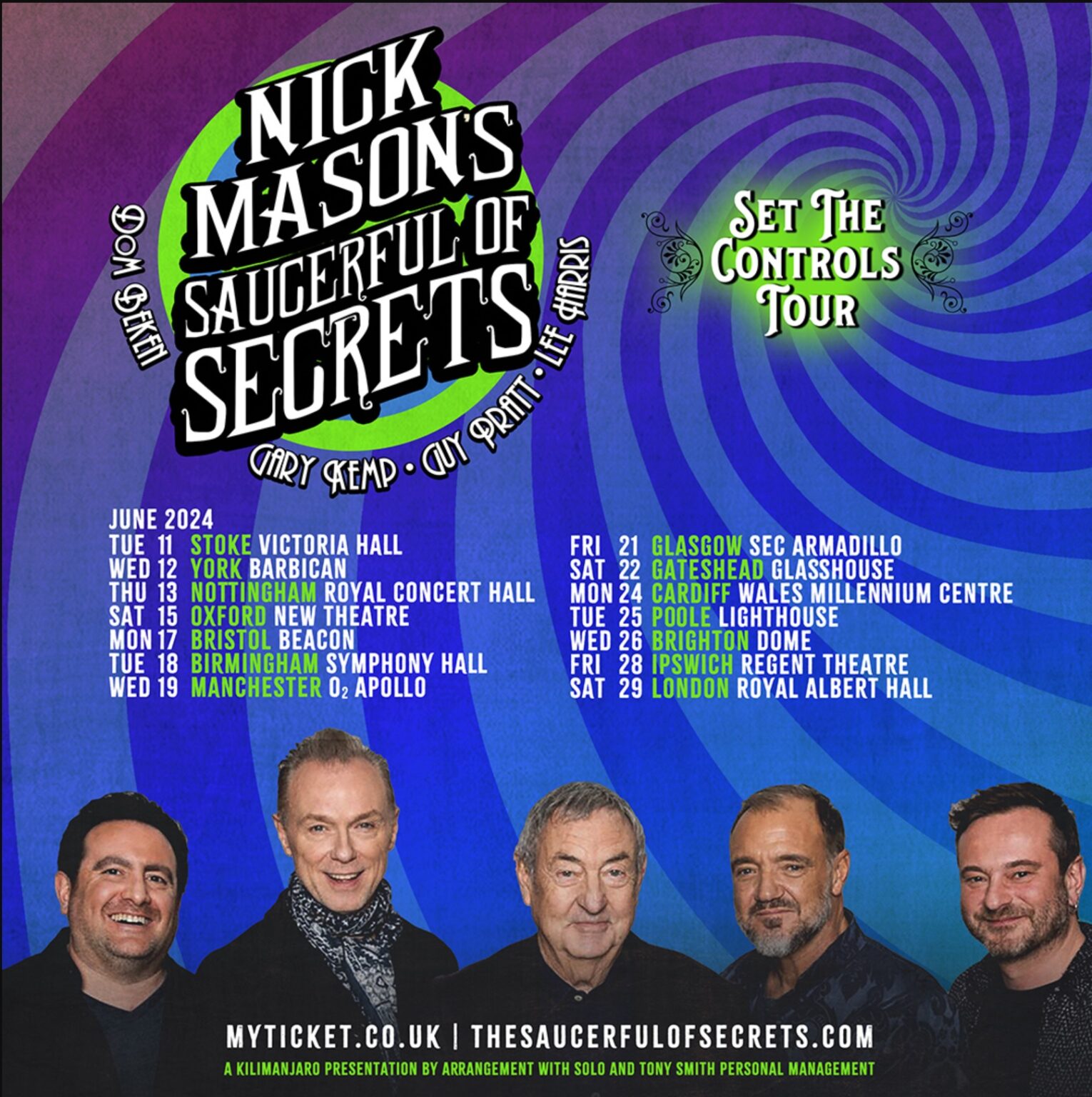 Nick Mason's Saucerful of Secrets UK Tour 2024 Announced